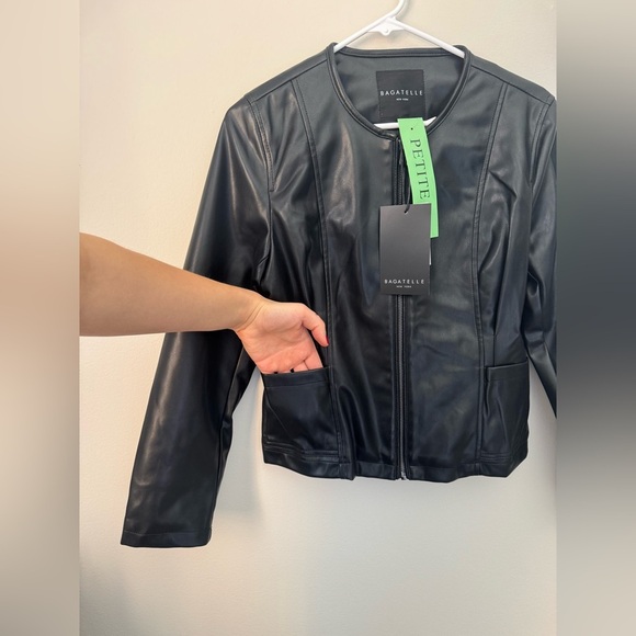 Bagatelle Womens Black Genuine - Jacket Soft (new with tag) - Picture 5 of 13